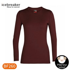 Icebreaker 女 Tech 圓領長袖上衣 BF260