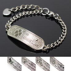 티타늄 미아방지팔찌 퓨어, 십자가, 유아용(총길이13cm), 1개