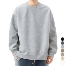 JBOOM 데일리 무지 맨투맨 티셔츠