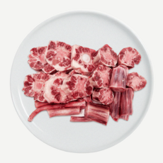 [농협안심한우] [냉동] 1등급이상 한우 알꼬리 1kg내외 (1벌) (절단) 실속 도매용 소꼬리 사골, 1kg, 1개