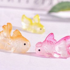 야광돌 야광석 인공 금붕어 장난감 어항 장식 형광 야외, 1개