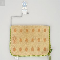 플라워 디자인 부착식 키친타올걸이 주방 정리 및 인테리어 주방용품