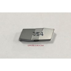 伊斯卡 ISCAR 刀片 GIP4.00E-0.40 精密研磨 耐磨塗層, 1個, GIP4.00E-0.40 IC20