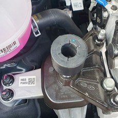 순정형 진동댐퍼 엔진소음 시트떨림 핸들진동 감소 차체떨림 엔진떨림 방지, 댐퍼연결부품만(10mm)