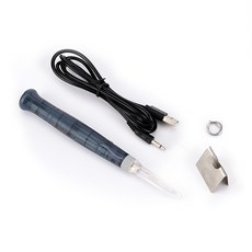 USB電焊槍 小型焊接 低壓電焊 焊錫槍 便攜焊槍 隨身電烙鐵 溫控電烙鐵 烙鐵架 充電電烙鐵 焊槍, 1個, F