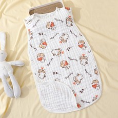 寶寶純棉六層紗防踢被 嬰兒睡袋 防踢背心 透氣保暖 0-2歲適用