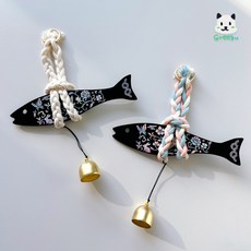 그리구 자개 액막이 명태 도어벨 만들기, 2세트, 오색빛