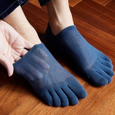 남자 발가락 덧신 양말 여름 메쉬 통풍 미끄럼방지 얇은 풋커버