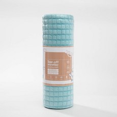 滌錦手撕抹布 超細纖維抹布 25x25cm 20片卷, 湖藍色英文包裝 25*25 20片卷, 1個, 1個