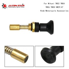 Mikuni 기화기 TM32 VM30 VM29/47 용 Alconstar 노브 스타일 초크 플런저 어셈블리 변환 키트
