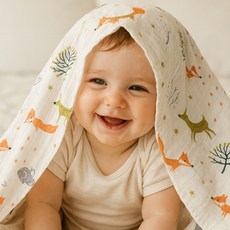 불로홈 대나무 밤부 거즈 아기 유아 신생아 블랭킷 120x120cm, 밤부_어린왕자(120x120cm)