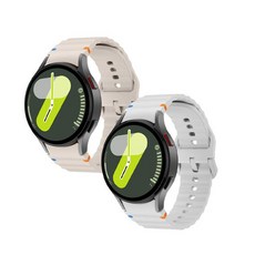 6 7 갤럭시워치8 벨트버클 스티치 실리 워치7스트랩 전용 투톤 4 5