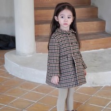 마이슈마켓 키즈 아동 모직코트 여아 가을 겨울 코트