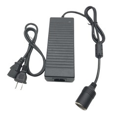 車載電源轉換器120W/10A大功率車用充電器 車內多功能電源轉換器, 黑, 1個