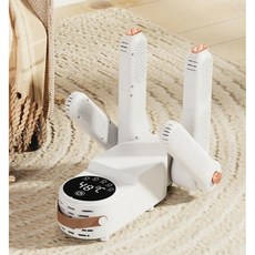 PYHO 타이밍 속건식 신발 건조기 휴대용 접이식 신발 건조기 항온 제습 탈취 신발 건조기, 흰색, 1