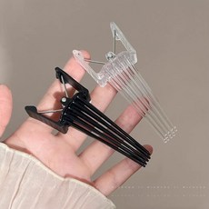 蓬鬆髮夾 髮根蓬鬆夾 瀏海造型夾, 1個, 2025款劉海【透明】1個