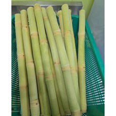 껍질제거 초록 생사탕수수 스틱, 1개, 2kg