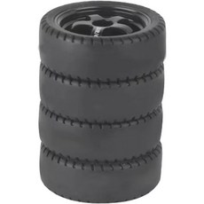 RC 타이어 장난감 모델 LDRC용 LD1201용 P06용 WPL용 B14용 B24용 C14용 C24용 C34용 C44용 4개 세트 드리프트 휠 하드 부품, RC 타이어 장난감 모델 LDRC용 LD1201용 P0