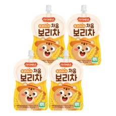 아이배냇 우리아이 처음 보리차, 100ml, 4개