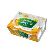 (냉장)[풀무원]그릭 콩포트 망고 히비스커스(2개입), 140g