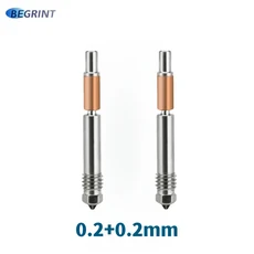 핫 엔드 업그레이드 TZ E3 3.0 핫 엔드 세라믹 가열 Ender 3 Ender 3 V2 Ender 3 Pro VORON 2.4 용 일체형, 01 TZ E3 3.0, 04 2PCS 0.2 Nozzle