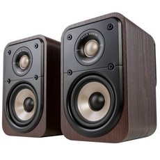 폴크오디오 하이파이 홈시어터 북쉘프 스피커, Brown, ES10