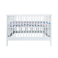 喬依思 Ivy二代台灣製造檢驗合格嬰兒床-附10公分床墊-白/蜂蜜/栗子色, 白色