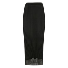 스포트막스 플리츠 미디 스커트