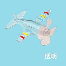 風能小飛機，會發光，摩托車裝飾, 透明色, 1個