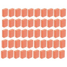 TOVINANNA 네일 파일 스폰지 50개 세트 미니 손톱 파일 손톱 연마 버퍼 2way 프로 사양 셀프 네일 휴대용 오렌지