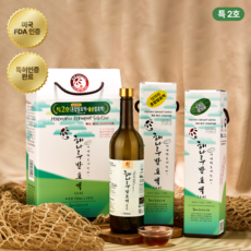 (특2호 특허제품) 전통항아리에서 자연발효 배양한 12가지혼합발효액+해나루 솔순 발효액= 750ml 2병 [원산지:국산(충청남도 당진시)], 2개