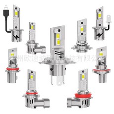 汽車LED大燈 風扇直插, 1個, 白色（盒裝出貨）,H3