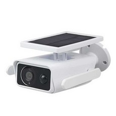야외 감시카메라 태양광 와이파이 무선 CCTV 원격, 128GB 태양광 3.6mm 1080p, 1개