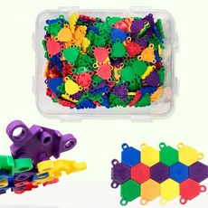 벌집모양 육각형 블럭 장난감 교구 유치원교구 생일선물 블록놀이완구 실내놀이완구