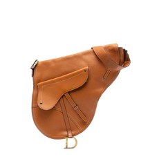 크리스찬 디올 중고 2002 레더 보드리에 새들 크로스 백