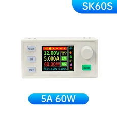 DC 벅 부스트 컨버터 6-36V ~ 0-40V 120W CNC 가변 전압 레귤레이터 CV 실험실 전원 공급 장치 태양열 충전, 06 SK60S