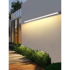 야외 조명 벽 테라스 실외 정원 화이트 30cm 12W, 그레이 30cm 12W