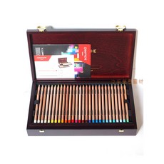 CARAN d'ACHE LUMINANCE 6901 80色 油性色鉛筆 木盒裝, 詳見包裝