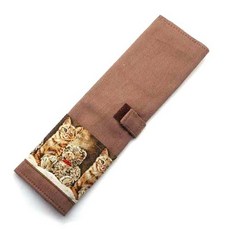 小熊與貓咪全棉環保筷袋, 1個