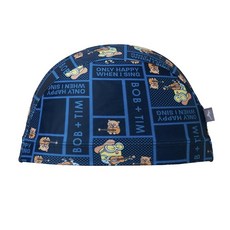 MIZUNO(미즈노) 수영 경영 미니언 Bob Tim 2way 캡 25SS 전체 패턴 디자인 N2JWC500 F 사이즈 네이비