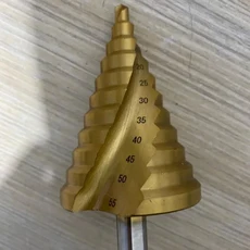 HSS4341 제작 6-55/6-60/6-65mm 스파이럴 플루트 스텝 드릴 비트 코어 콘 홀 커터 금속 구멍 판매 가격, 01 라운드, 01 6-55MM