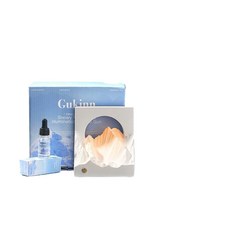 Gukinn 雪山香薰擺件 擴香石 電充款, 藍風鈴 充電款 日照金山小夜燈