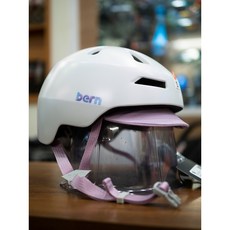 美國品牌 bern Nino 2.0 兒童安全帽 輕量 舒適 簡單配戴 Mips 更安全, 無Mips 銀河珍珠白, 1個