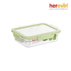 헤르빈 [헤르빈] 크리아 커버분리 밀폐용기 1.3L 파스텔그린, 헤르빈 [헤르빈] 크리아 커버분리 밀폐용기 1.3L 파
