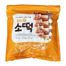 소디프 소떡 1.5kg(10개입) 휴게소 분식 떡볶이 에어프라이어 소시지 떡 간식 야식 안주 캠핑 피크닉, 1개, 1.5kg