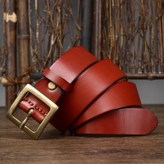 頭層純牛皮腰帶 3.8公分寬 男士真皮休閒皮帶