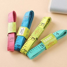 휴대용 피팅 다이어트 허리둘레 인치 컬러 줄자 1.5m