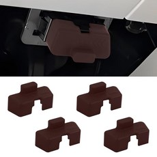 Wuyaoyao 4피스 자동차 OBD2 진단 커넥터 캡 실리콘 OBD 포트 뚜껑 방수 방진 차량 OBDII 프로텍터 커버 내부 소켓 범용 액세서리 (퍼플) 309711 8, 브라운