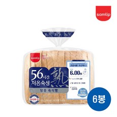 삼립 56시간 저온숙성 탕종 숙식빵, 420g, 6개