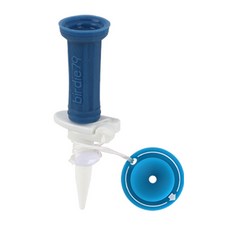 올인원 높이조절 실리콘 자석 골프티 꽂이, 1개, 블루, 숏티걸이포함